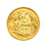 A Queen Victoria gold double sovereign, dated 1895, 16g.