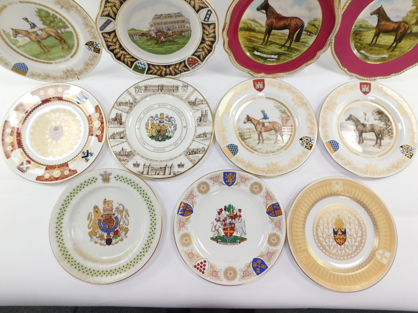 A group of collectors plates, to include the Spode First St Ledger plate, dates to include 1970, - Image 2 of 3