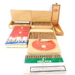 A group of cigars, comprising Balmoral Ten Coronas, Euro Baccy No 1, 2 boxes, a Mercator Junior 50