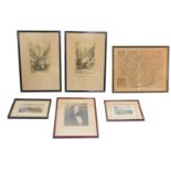A group of 19thC and later prints, comprising After Rumpp, Felix The Great, Oristano, 20thC and