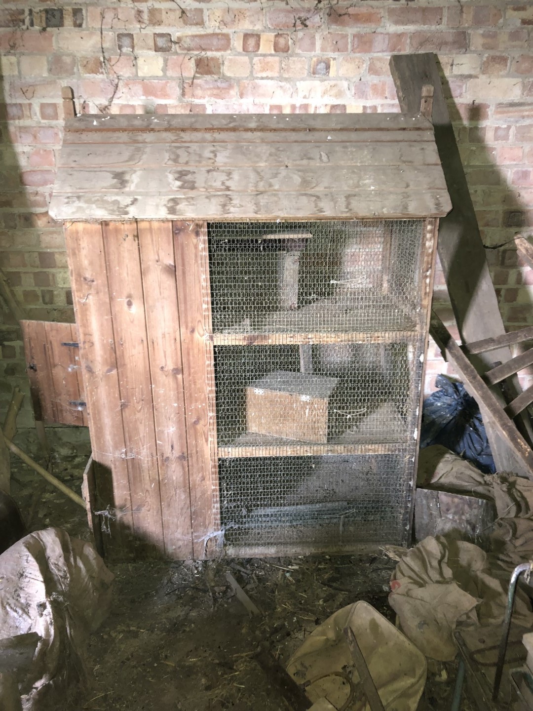 A wooden chicken coop. Buyer's Note: No viewing is available. Buyer to collect from Eye nr
