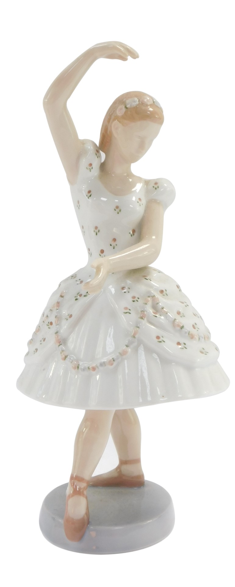 A Bing & Grondahl porcelain figure of a ballerina, no 2355, 24cm high.
