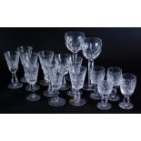 Various Waterford Crystal, to include Boyne, Kenmare and Kathleen patterns, to include pair of glass