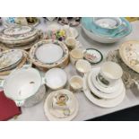 A 19thC Natal EM & Co part service, to include lidded tureens, dinner plates, etc., various other