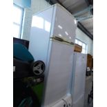 A cream and white Proline fridge freezer. Buyer Note: WARNING! This lot contains untested or