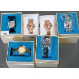 Six Bertha ladies wristwatches, of differing designs. Note: VAT is payable on the hammer price of th