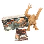 A Star Wars Palitoy Return of the Jedi Rancor figure, partial French lettering, 1983 copyright. (box