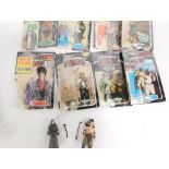 Various Star Wars Kenner Return Of The Jedi action figures, Klaatu in Skiff guard outfit, Rancor kee