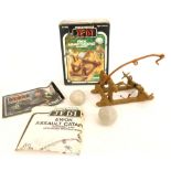 A Star Wars Kenner Return of the Jedi Ewok assault catapult accessory, boxed.