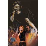 After Ronnie Wood (b. 1947). Play on Hands; limited edition digital screen print 235/295, signed, pr