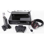 An Xbox One console, model 1540, SN102737134948, together with a camera, power unit, games controlle