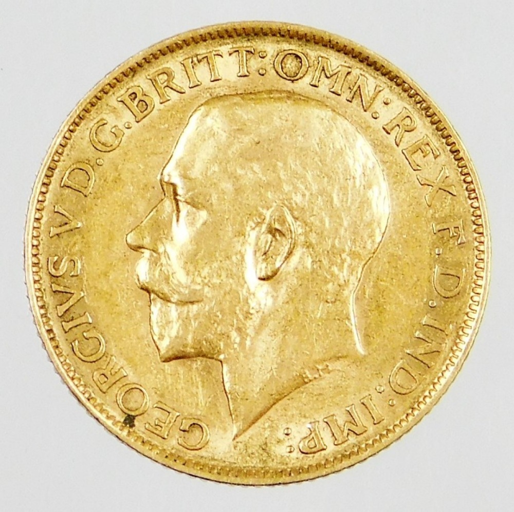 A George V gold full sovereign 1913, 8.0g. - Image 2 of 2