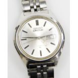 A Seiko 5 Actus gentleman's stainless steel automatic stainless steel cased wristwatch, circular sil