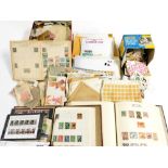 Philately. Great Britain & Empire stamps, QV-GVI, in two albums, together with mixed World stamps, G