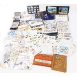 Various World stamps, loose and in albums, used GB stamps, first day covers, to include Royal Mail C