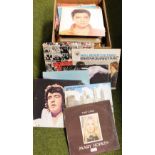 LPs, including Elvis Presley, Bob Dylan, The Kinks, and The Rolling Stones Singles Collection, The L