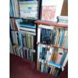 A quantity of books relating to art, art history, and architecture, lot to include three open bookca