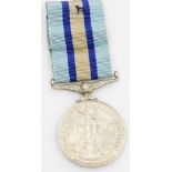 An Elizabeth II Royal Observer Corps medal, named to Observer Officer PC Holcombe.