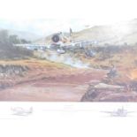 After Philip E West. Combat Rescue, limited edition signed print, special presentation copy, dated