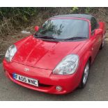 A Toyota MR2 Convertible, Registration FA05 WNC, first registered May 2005, 1794cc petrol, V5