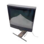 A Bang and Olufsen Beovision 33/0310472923MKII 29" television, on swivel stand in black trim.