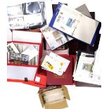 GB.- First day covers, a large quantity of first day cover, contained in boxes and albums, some hand