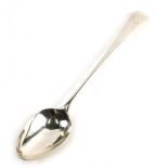 A George III silver basting spoon, by GS, old English pattern, initialled, date mark rubbed, 29cm lo