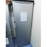 A Hotpoint freestanding fridge, in grey, 176cm high, 61cm wide, 57cm deep.
