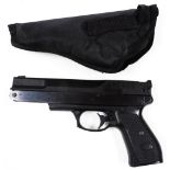 A Gamo 3 BB/air pistol, and holster.