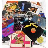 LPs, mainly 1970s/80s, including Barry White, Toya Wilcox, Sade, Eagles, and Steve Nicks.