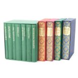 Bronte (Charlotte, Emily & Anne). The Complete Novels, illustrated with wood engravings, 7 vols, gil