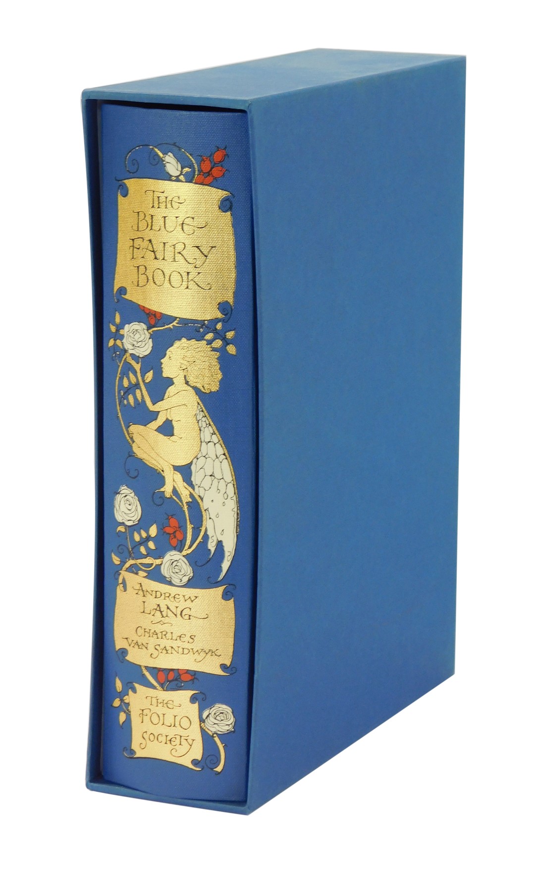 Lang (Andrew). The Blue Fairy Book, illustrated by Charles van Sandwyk, gilt tooled blue cloth, with