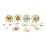 A group of Royal Doulton Bramley Hedge and other collectors plates, to include Candlelight Supper, T
