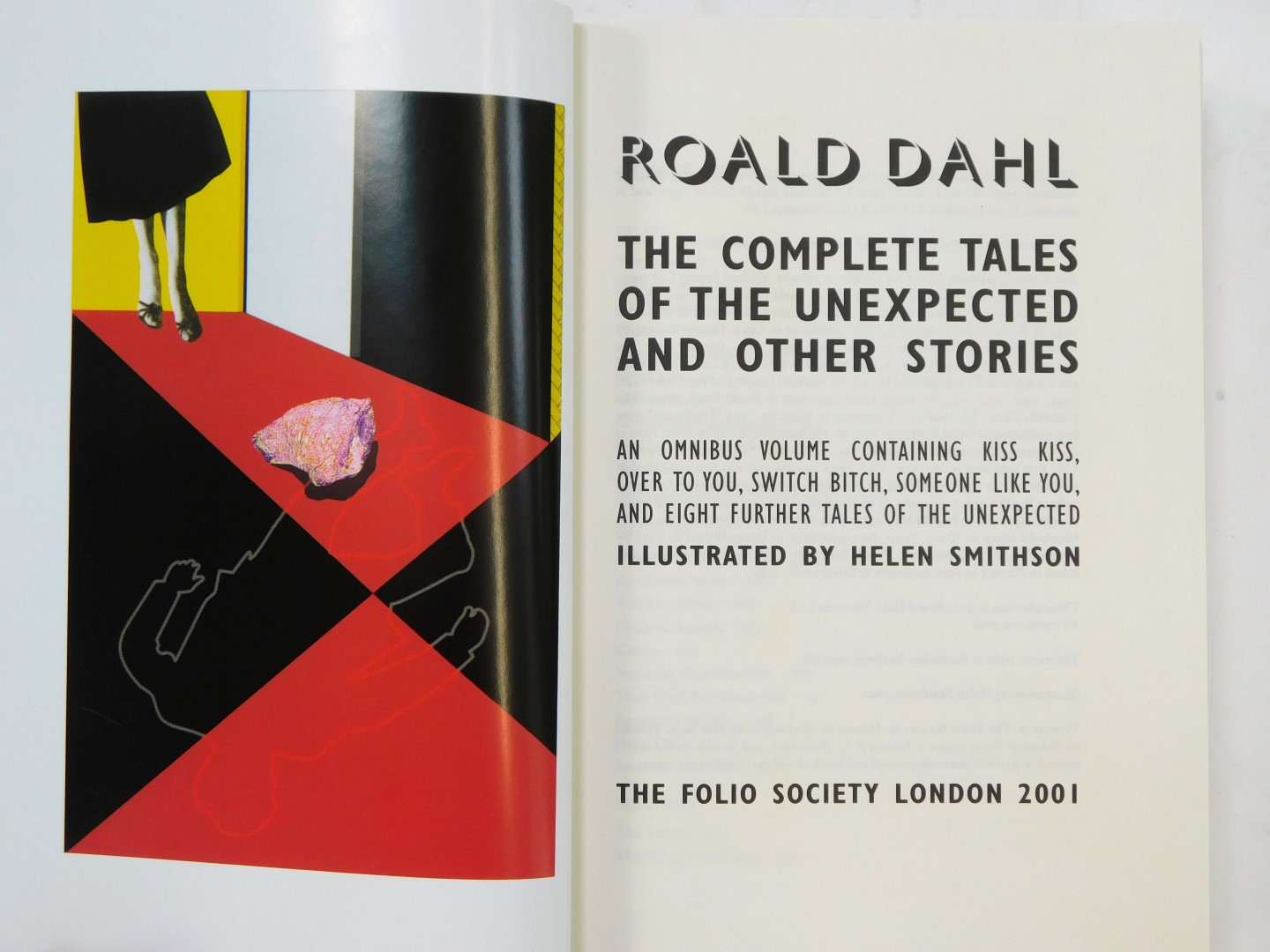 Dahl (Roald). Complete Tales of The Unexpected, one volume in slip case published by The Folio Socie - Bild 2 aus 2