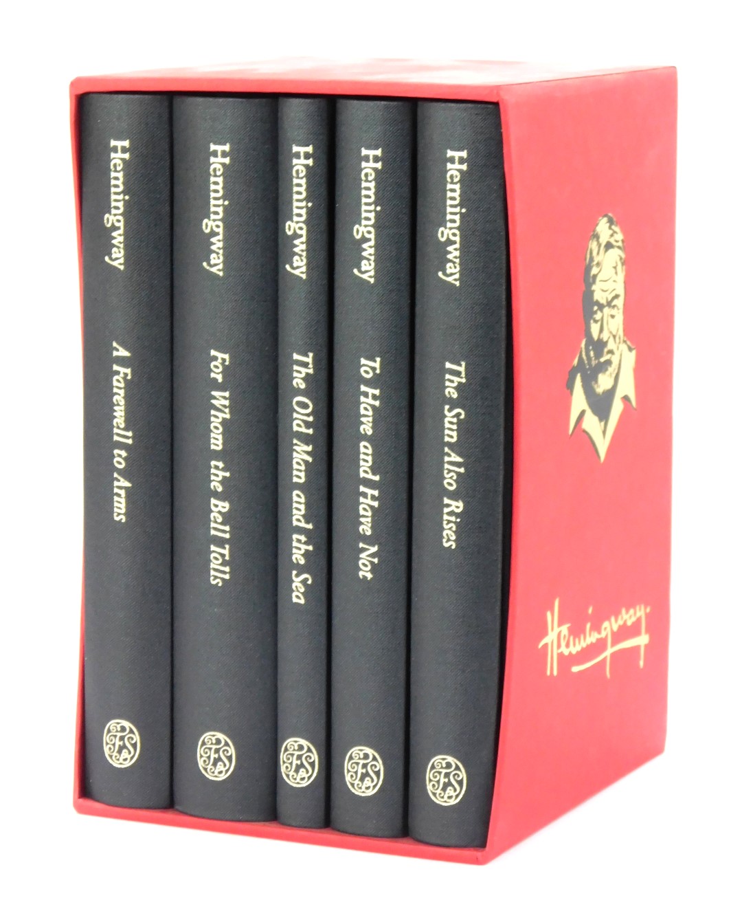 Hemingway (Ernest). The Works, 5 vols, with slip case, published by The Folio Society 1999.