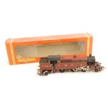 A Hornby OO gauge locomotive and tender, LMS class 4P 2-6-4 tank, boxed.