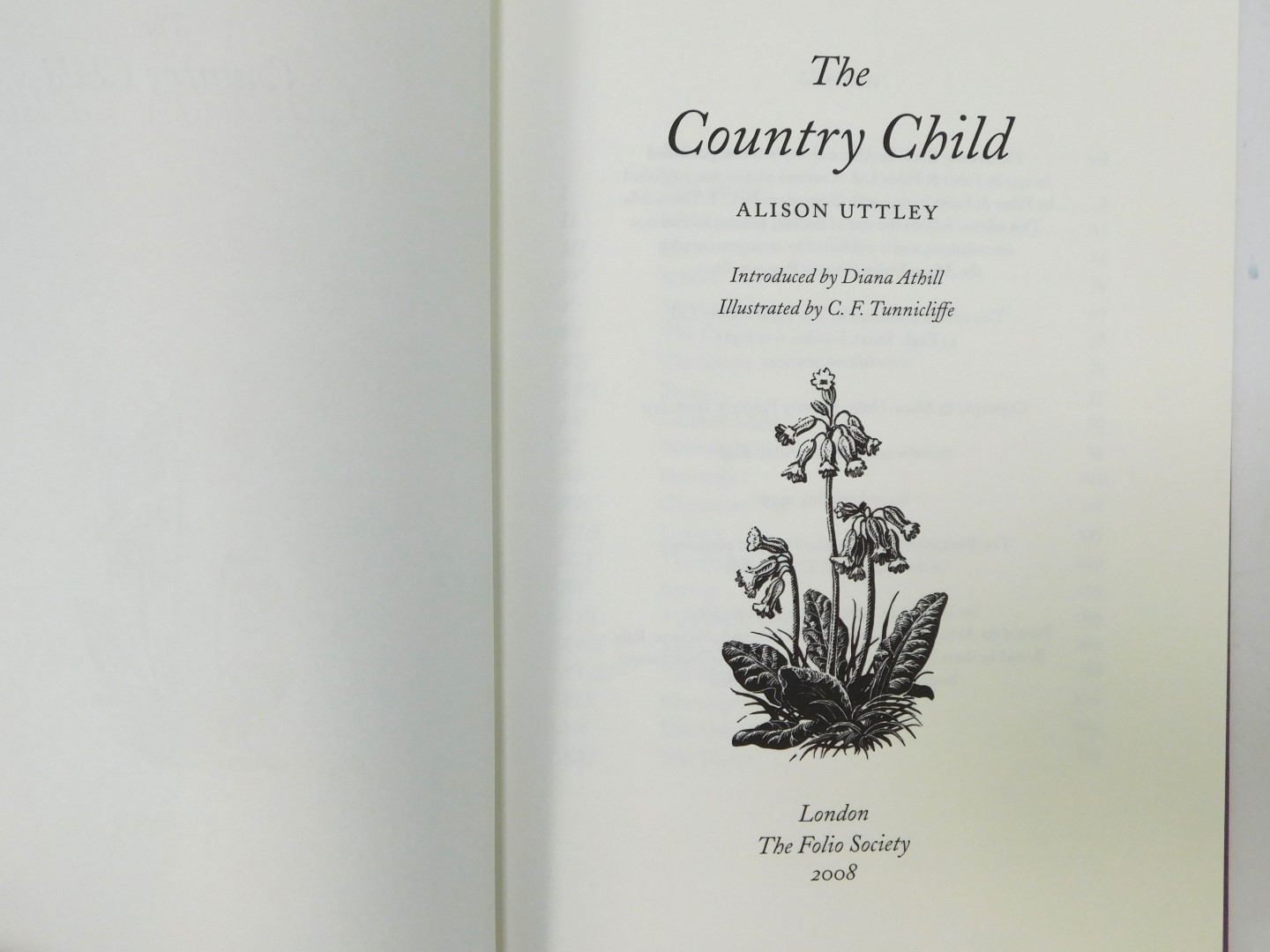 Uttley (Alison). The Country Child, 1 volume in slip case published by The Folio Society. - Bild 2 aus 2