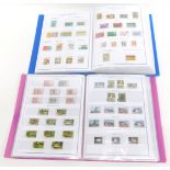Philately. Various stamp collections from the 1970's to the late 1990's, comprising complete albums