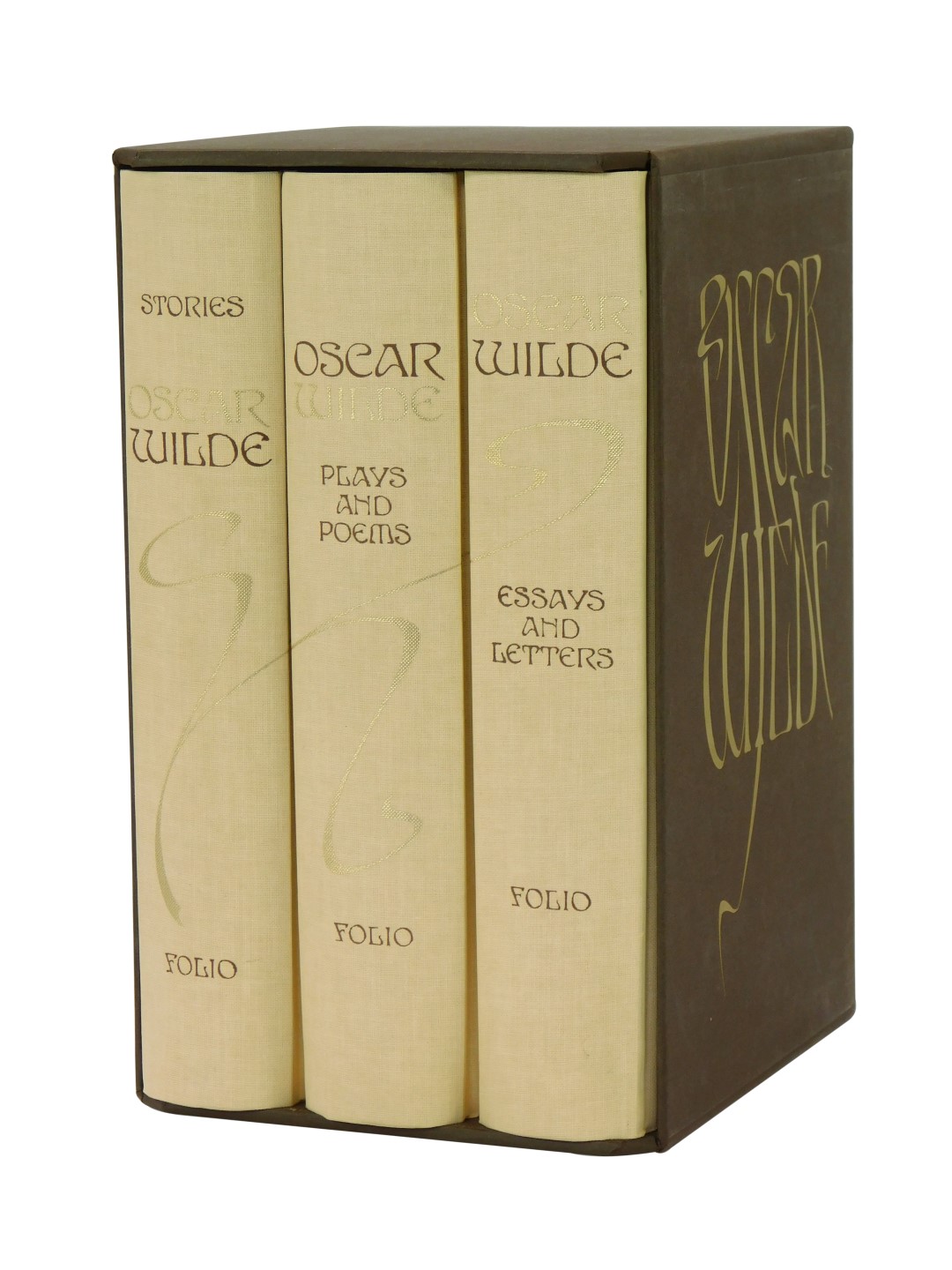 Wilde (Oscar). Stories, Plays and Poems, Essays and Letters, 3 volumes in slip case published by the