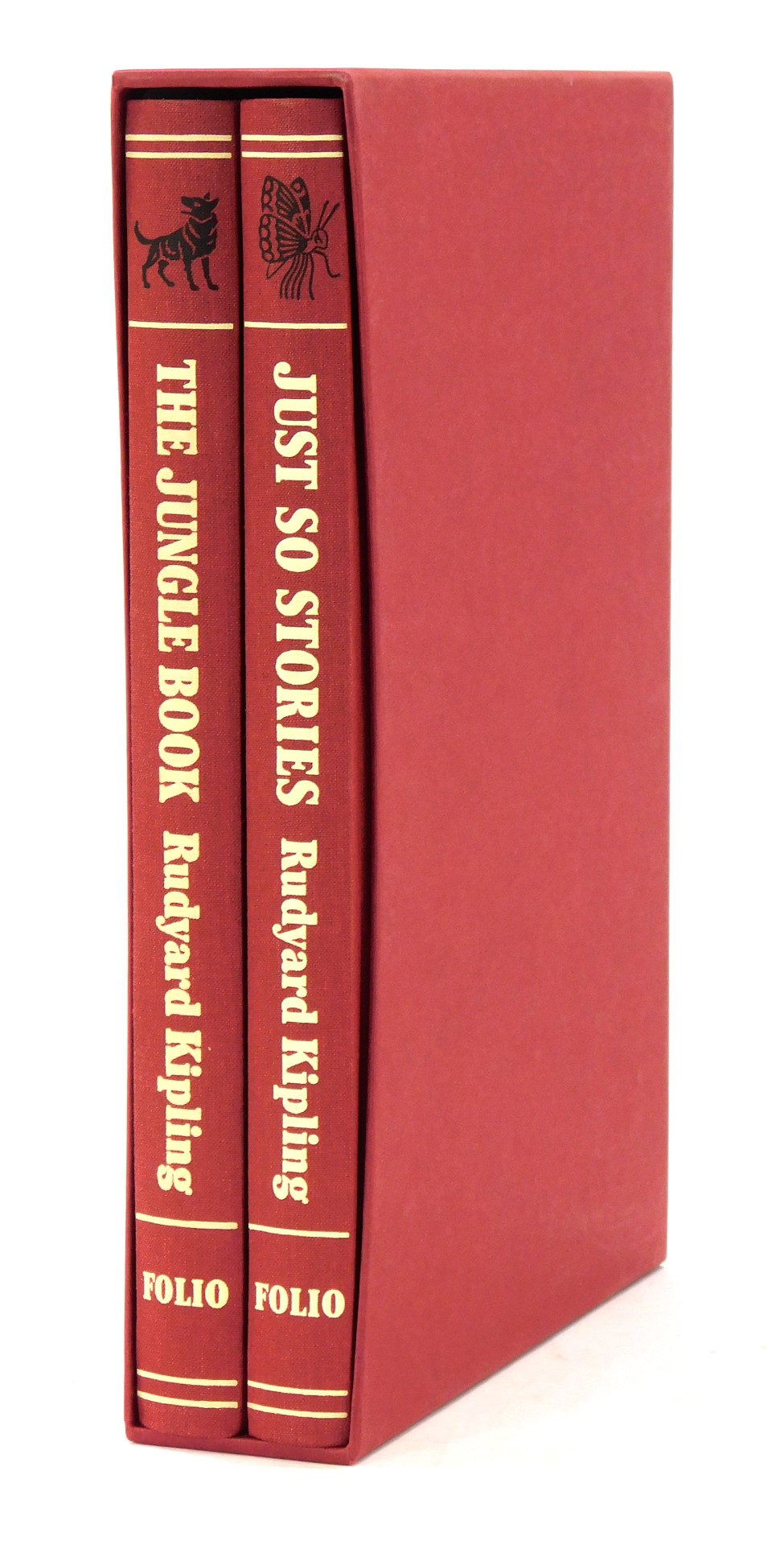 Kipling (Rudyard). The Jungle Book, and Just So Stories, two volumes in slip case published by The F