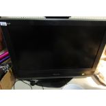 A 32" Panasonic Viera television in black trim, with remote control.