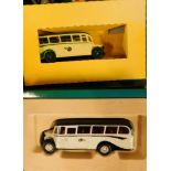Two Corgi Limited Edition buses, comprising a Bedford OB bus and Bronte Bedford bus. (2, boxed)