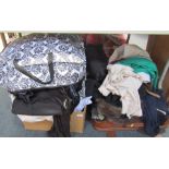 Vintage clothing and effects, Marks & Spencer jackets, faux fur, etc. (all under one table)