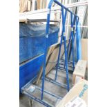 A sheet materials handling trolley. Note: VAT is payable on the hammer price of this lot at 20%. To