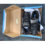 A pair of unused Muddy Fox men's cycling trainers, black, size UK12, boxed. (RP £109.99)