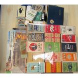 Various packaging and cigarette boxes, Players Cigarettes, vintage vacant cigarette packets, etc. (a
