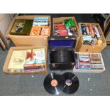Books, CDs and cassettes, audio books, videos, gardening and cookery books, etc. (all under one tra