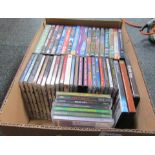 CDs and DVDs, to include Star Trek, etc. (1 box)