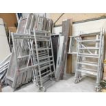 An extensive suite of scaffold platform tower componenets. Note: VAT is payable on the hammer price