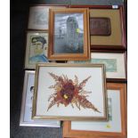 Pictures and prints, frames, tapestries, mixed media, etc. (a quantity)